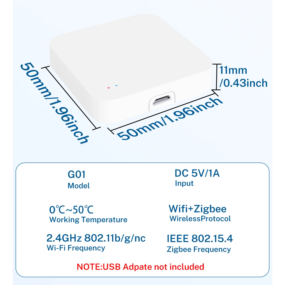 Tuya Zigbee 3.0 Gateway Hub Smart Home Wireless Bridge Smart Life APP Remote Control Automation Device