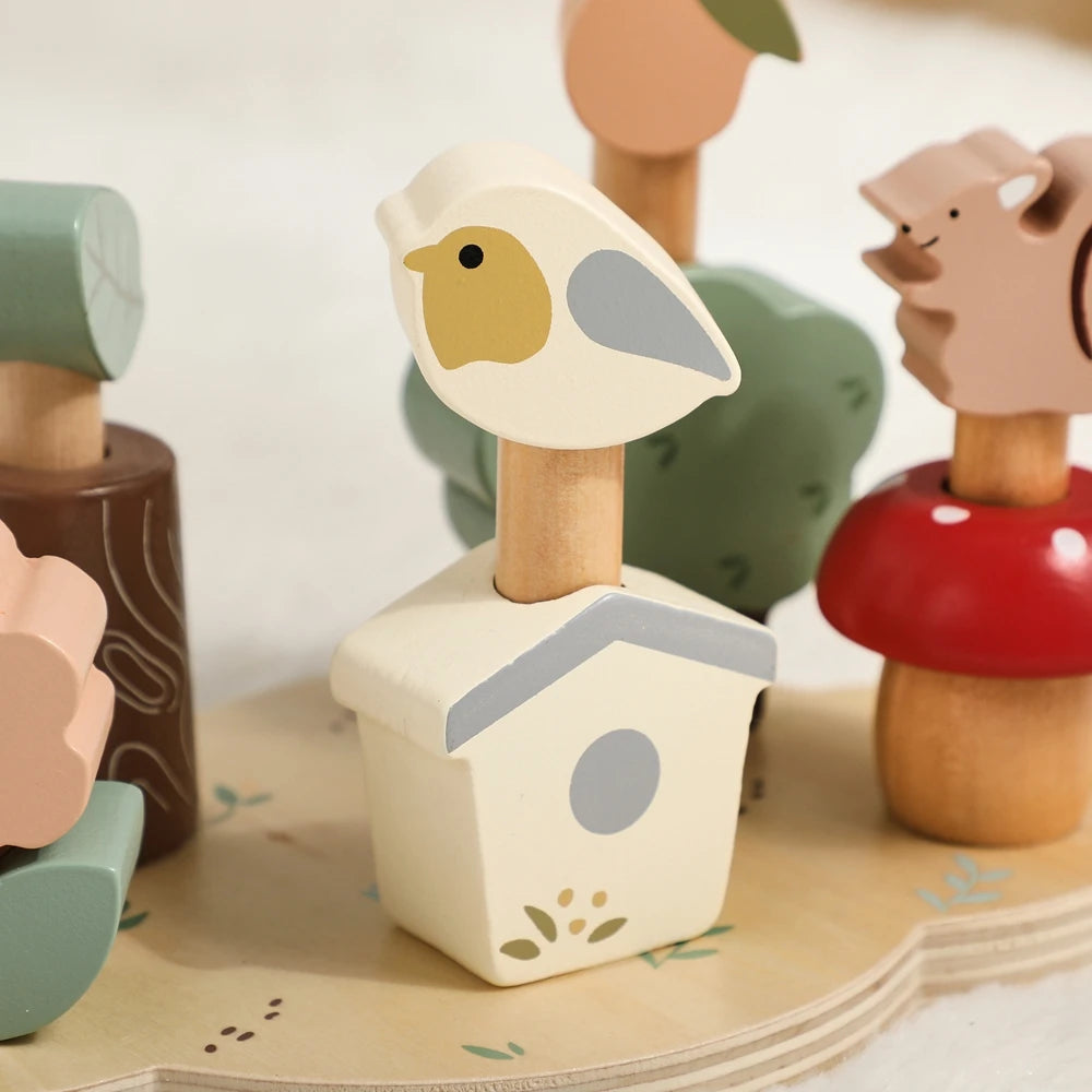 Baby Montessori Educational Toys Toddler Kids Creative Games Wooden Toys Set Plant Animal Funny Toys For 0-6 Year Old Children