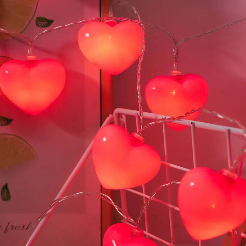 LED Light String Waterproof Outdoor Fairy Lamp Bedroom Garden Valentine's Day Birthday Wedding Party Decoration String Lights