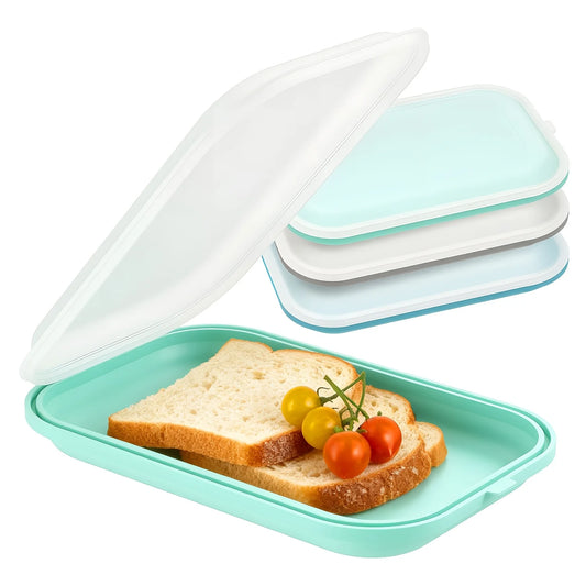 Silicone Food Storage Containers for Storing Various Ingredients, for Keeping Sausages, Cheese Fresh, Portable for Outdoor Use