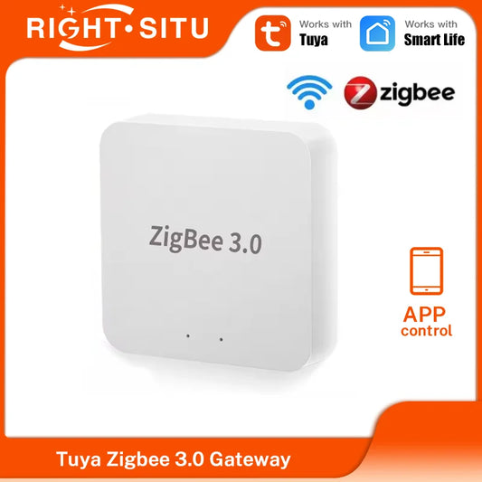 Tuya Zigbee 3.0 Gateway Hub Smart Home Wireless Bridge Smart Life APP Remote Control Automation Device
