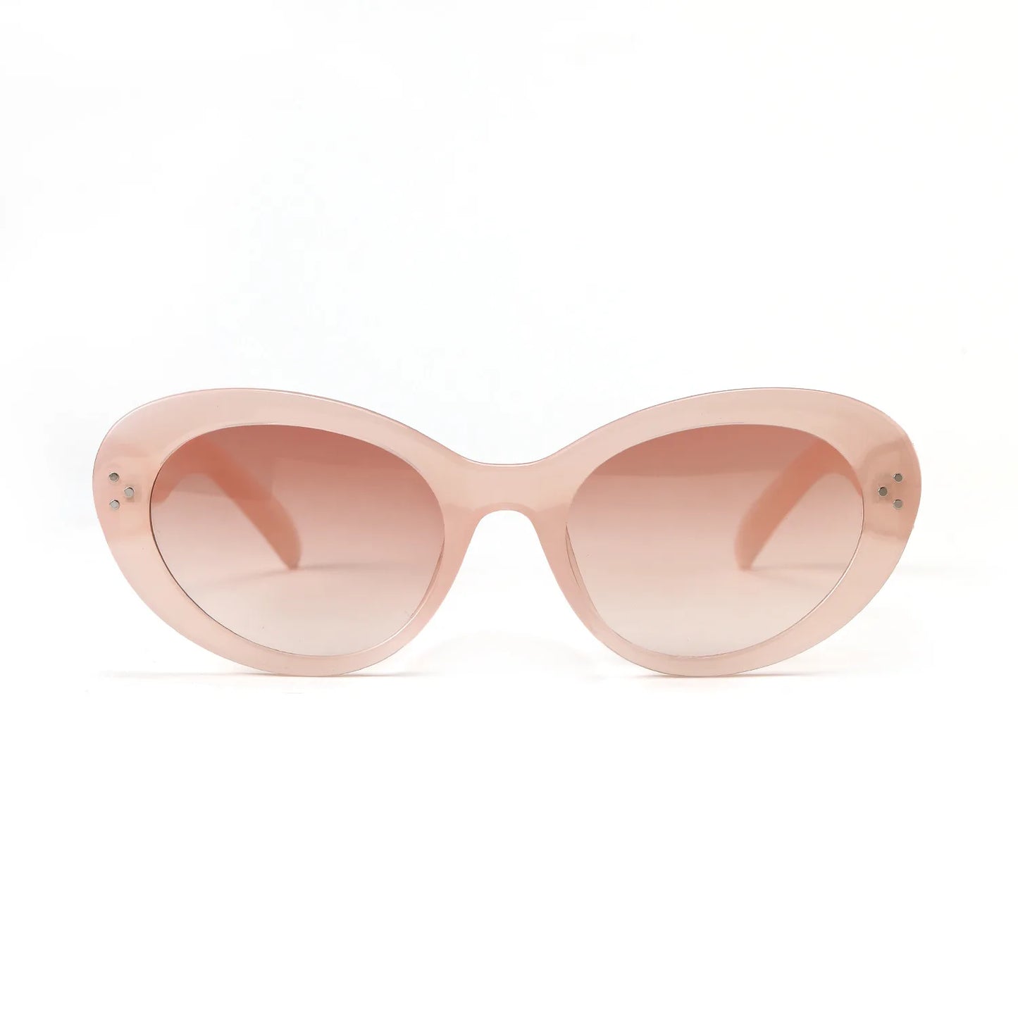 Trendy Oval Sunglasses For Women 2024 Summer Black Shades Sunglasses Womens Brand Designer Fashion Luxury Glasses Eyewear UV400