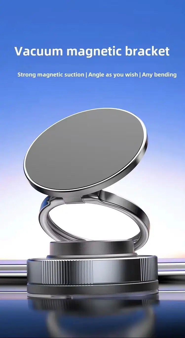 Magnetic Phone Holder for Car 360° Rotatable Foldable & Adjustable Magnetic Car Mount, Suction Cup Phone Holder for Car/Mirror