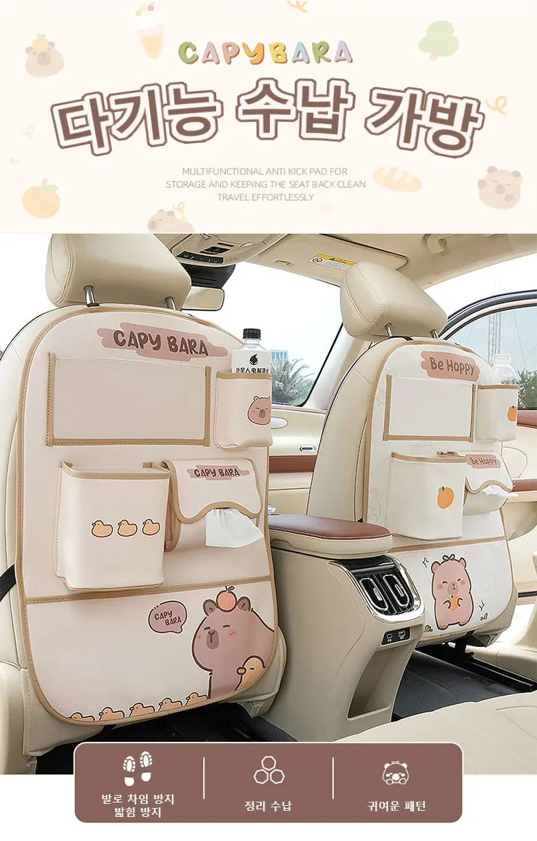 Car Seat Storage Organizer Seat Back Storage BagHanging Bags Car Stowing Tidying Pocket  Car Interior Accessories