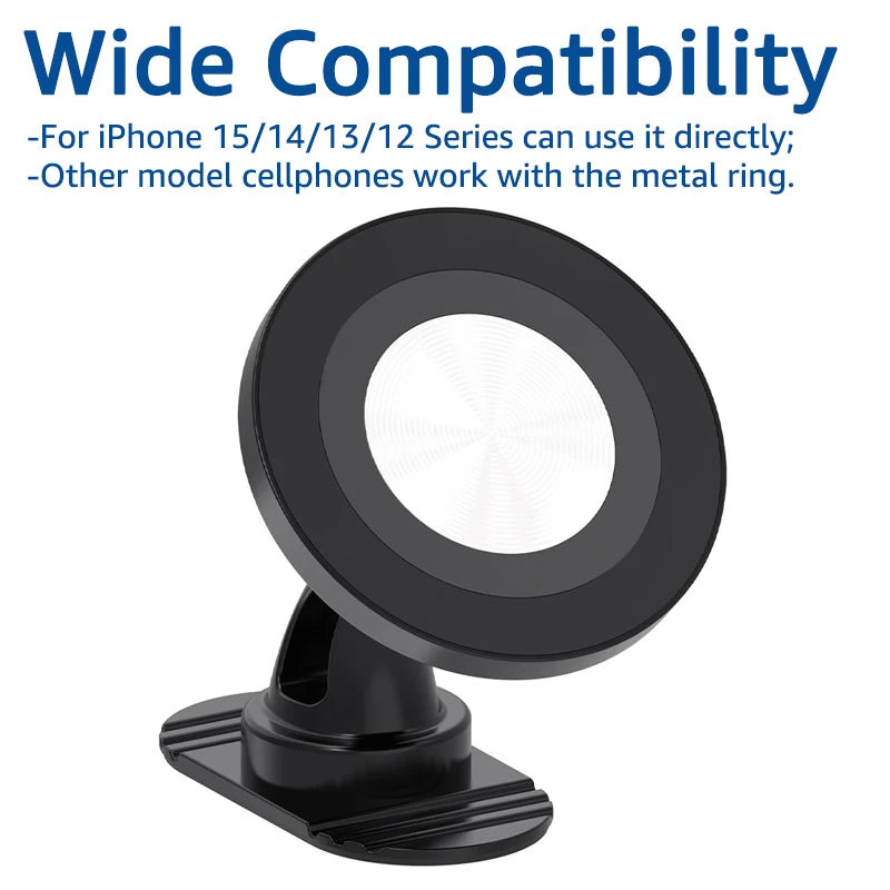 Magnetic Car Phone Holder for MagSafe Case Universal Car Dashboard Phone Mount 360° Rotation Magnet Mobile Phone GPS Brackets