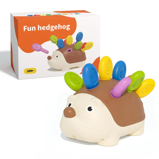 Hedgehog Montessori Educational Toy Fine Motor Toys for Toddlers Learning Counting & Training Develop Concentration Sensory Gift