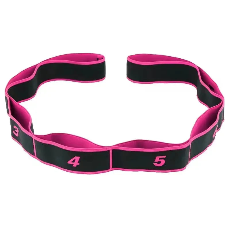 Elastic Yoga Stretching Strap Ballet Dance Leg Stretching Band Beginner Pilates Dance Gymnastics Loop Strap Belt Fitness Sport