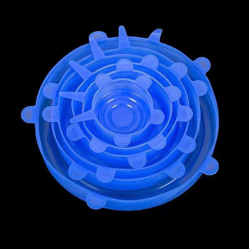 Silicone Cover Stretch Lids Reusable Airtight Food Wrap Covers Keeping Fresh Seal Bowl Stretchy Wrap Cover Kitchen Cookware