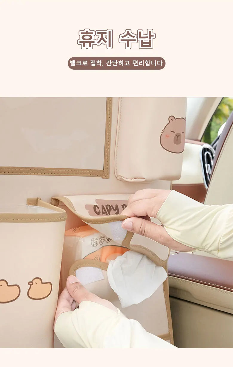 Car Seat Storage Organizer Seat Back Storage BagHanging Bags Car Stowing Tidying Pocket  Car Interior Accessories