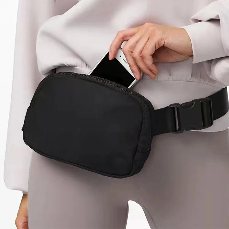 Fanny Pack Belt Bag Women Men Same Style Waterproof Waist Bag Adjustables Crossbody Outdoor Sports Mobile Phone Holder