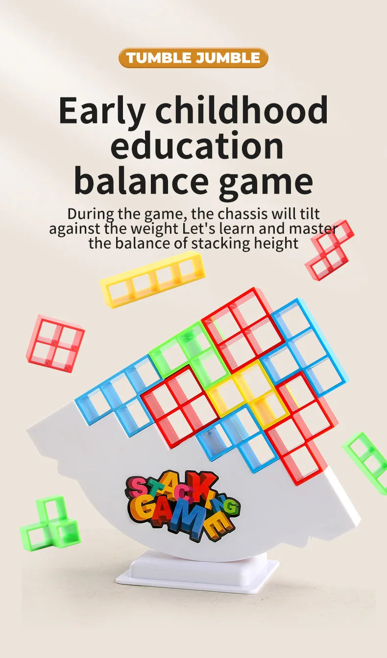 Balance Stacking Board Games Buliding Blocks Adults Kids Tower Block Bricks Toys For Boys Girls Puzzle Toy Family Parties Games