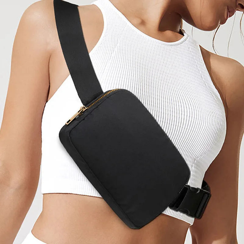 Fanny Pack Belt Bag Women Men Same Style Waterproof Waist Bag Adjustables Crossbody Outdoor Sports Mobile Phone Holder
