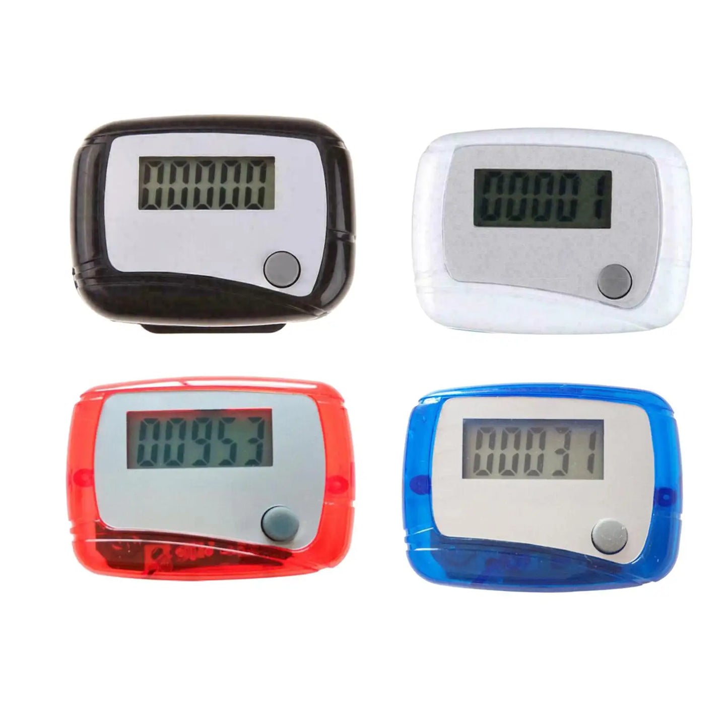 Pedometer Step Counter Gadgets Convenient Portable Exercise Belt Clip Electronic Pedometer for Fitness Walking Jogging Hiking