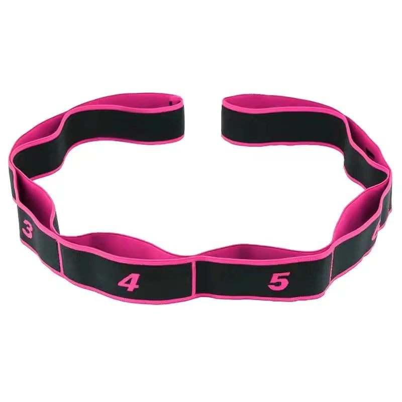 Elastic Yoga Stretching Strap Ballet Dance Leg Stretching Band Beginner Pilates Dance Gymnastics Loop Strap Belt Fitness Sport