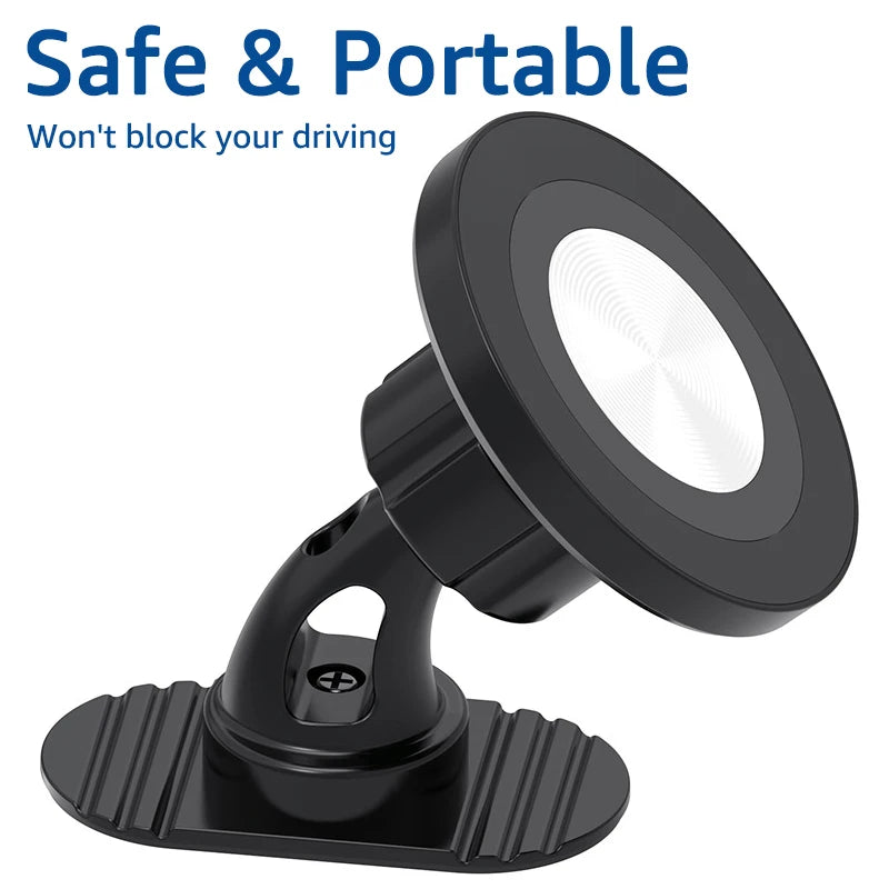 Magnetic Car Phone Holder for MagSafe Case Universal Car Dashboard Phone Mount 360° Rotation Magnet Mobile Phone GPS Brackets