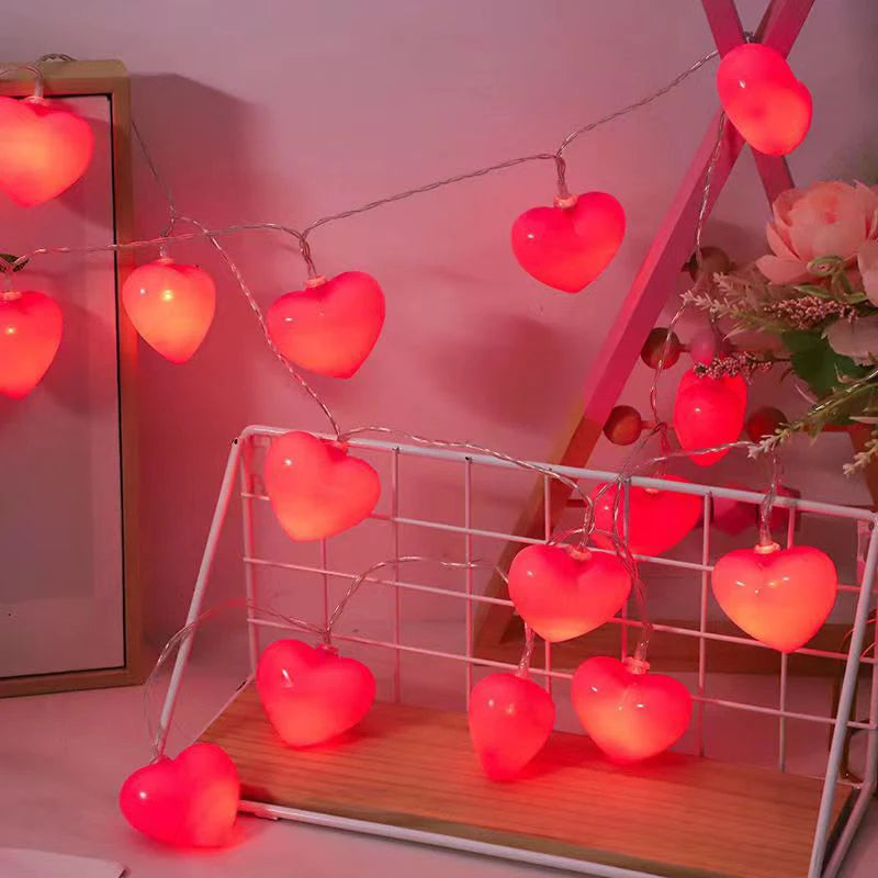 LED Light String Waterproof Outdoor Fairy Lamp Bedroom Garden Valentine's Day Birthday Wedding Party Decoration String Lights