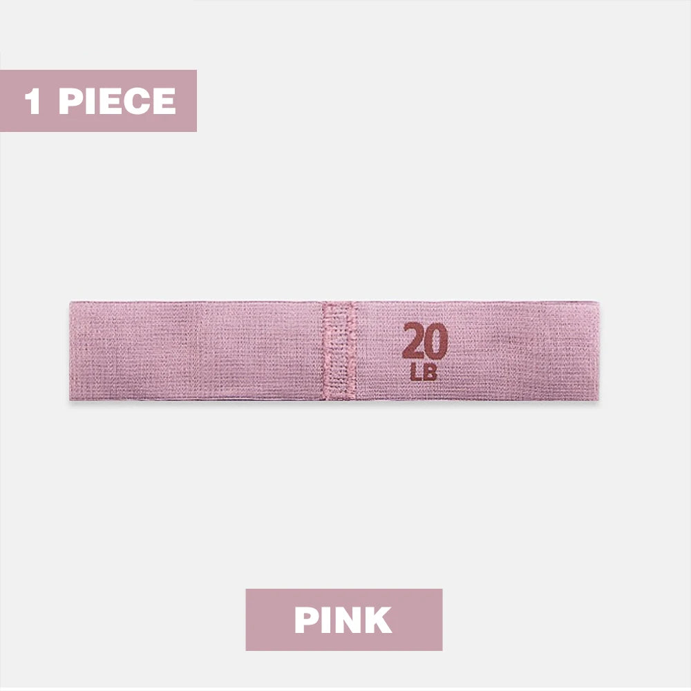 Yoga Resistance Bands Polyester Material Stretch Bands for Fitness Squats and Butt Exercises 4 Resistance Levels 20-90LB
