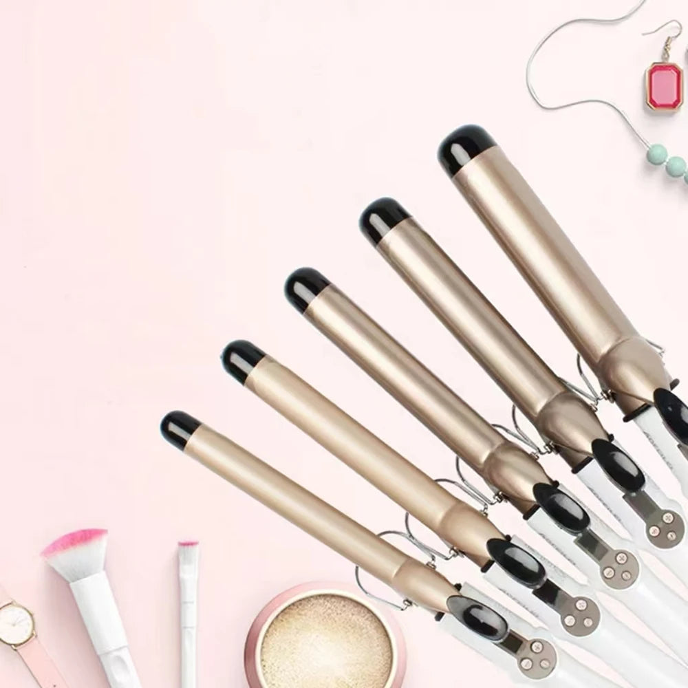 Hair Curling Iron 9mm 13mm 19mm 22mm 25mm 32mm 38mm Ceramic Hair Curler Electric Salon Styling Tool Crimping Iron