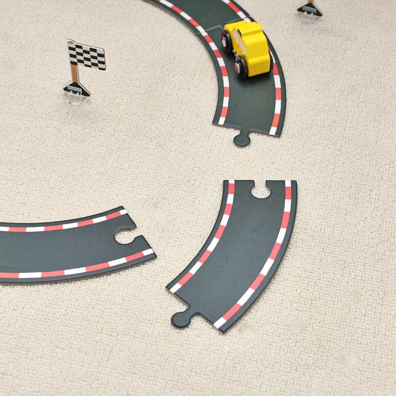 Car Building Blocks Track Accessories Children's Assembly Toy Set Develops Baby's Social Skills Early Learning Kids Toys