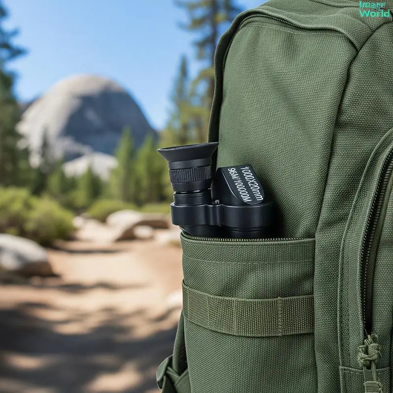 Outdoor Portable Gear Essential Equipment For Hiking Camping Travel 1000X20 Mini Pocket Monocular Clear HD View Lightweight