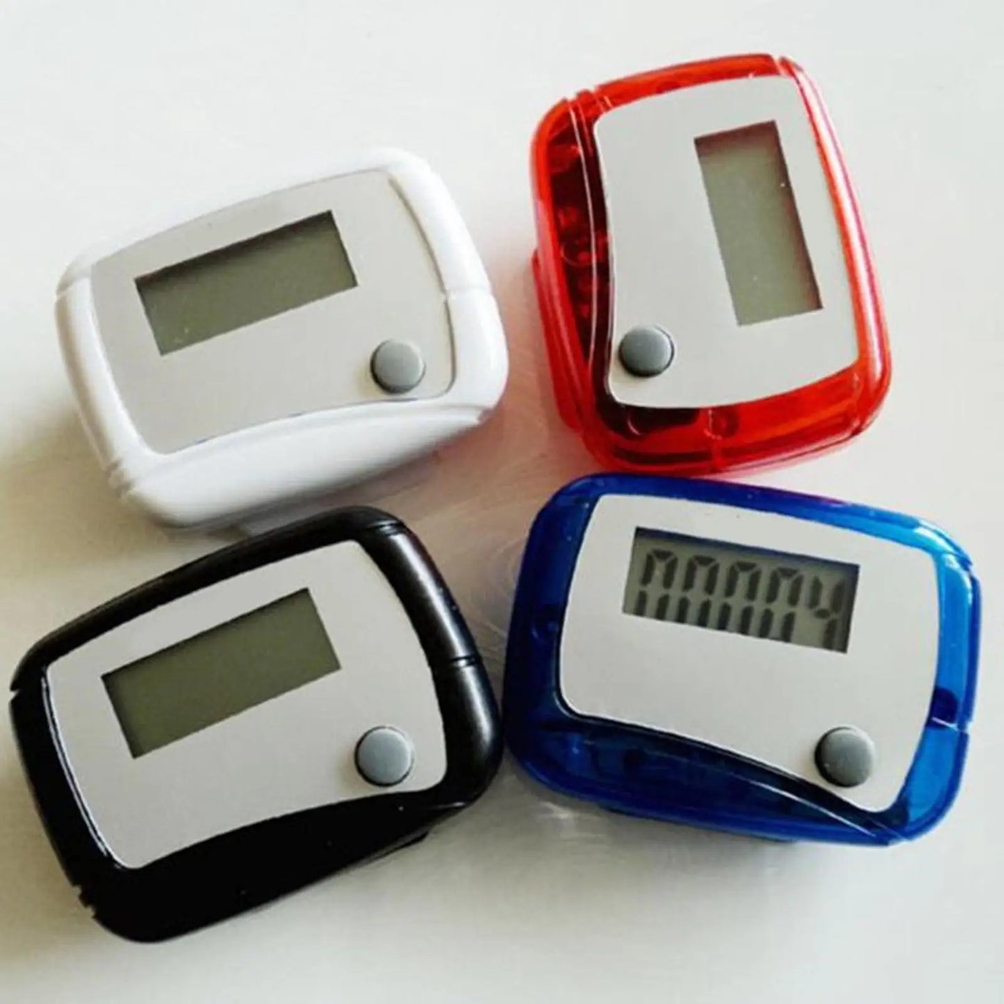 Pedometer Step Counter Gadgets Convenient Portable Exercise Belt Clip Electronic Pedometer for Fitness Walking Jogging Hiking