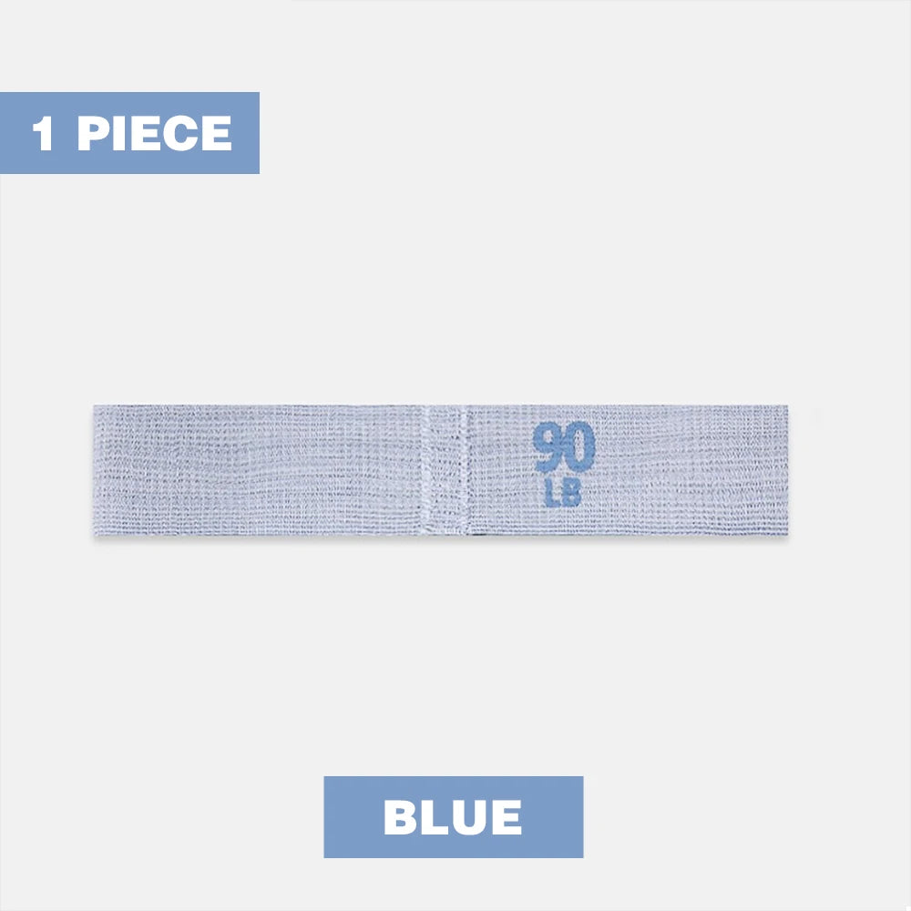 Yoga Resistance Bands Polyester Material Stretch Bands for Fitness Squats and Butt Exercises 4 Resistance Levels 20-90LB