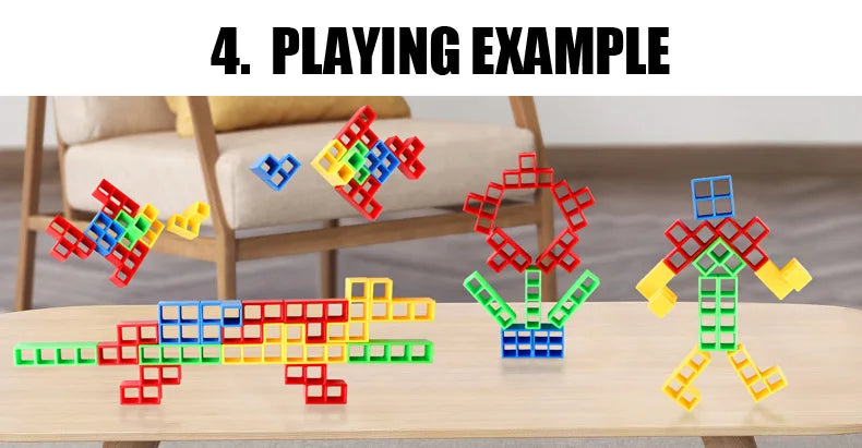 Balance Stacking Board Games Buliding Blocks Adults Kids Tower Block Bricks Toys For Boys Girls Puzzle Toy Family Parties Games