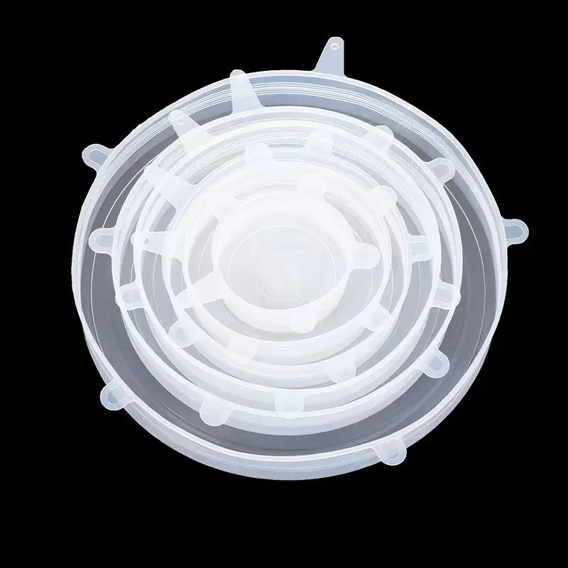 Silicone Cover Stretch Lids Reusable Airtight Food Wrap Covers Keeping Fresh Seal Bowl Stretchy Wrap Cover Kitchen Cookware