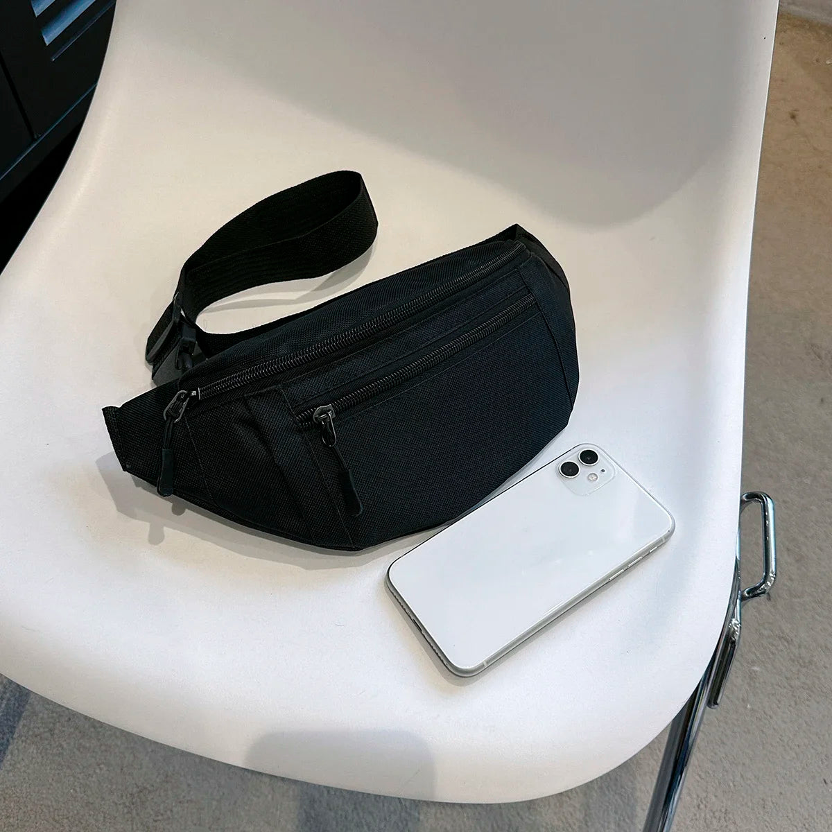 Fanny Pack Waist Bag Sports Festival Workout Traveling Running Large Crossbody Casual Hands-Free Wallets Waist Pack Phone Bag