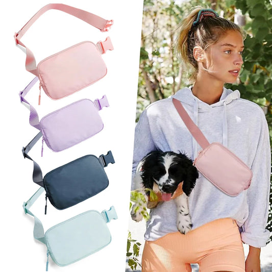 Fanny Pack Belt Bag Women Men Same Style Waterproof Waist Bag Adjustables Crossbody Outdoor Sports Mobile Phone Holder