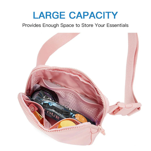 Fanny Pack Belt Bag Women Men Same Style Waterproof Waist Bag Adjustables Crossbody Outdoor Sports Mobile Phone Holder