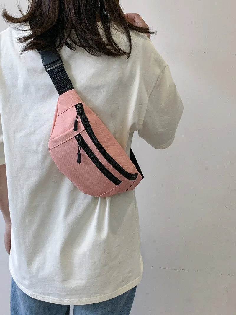 Fanny Pack Waist Bag Sports Festival Workout Traveling Running Large Crossbody Casual Hands-Free Wallets Waist Pack Phone Bag