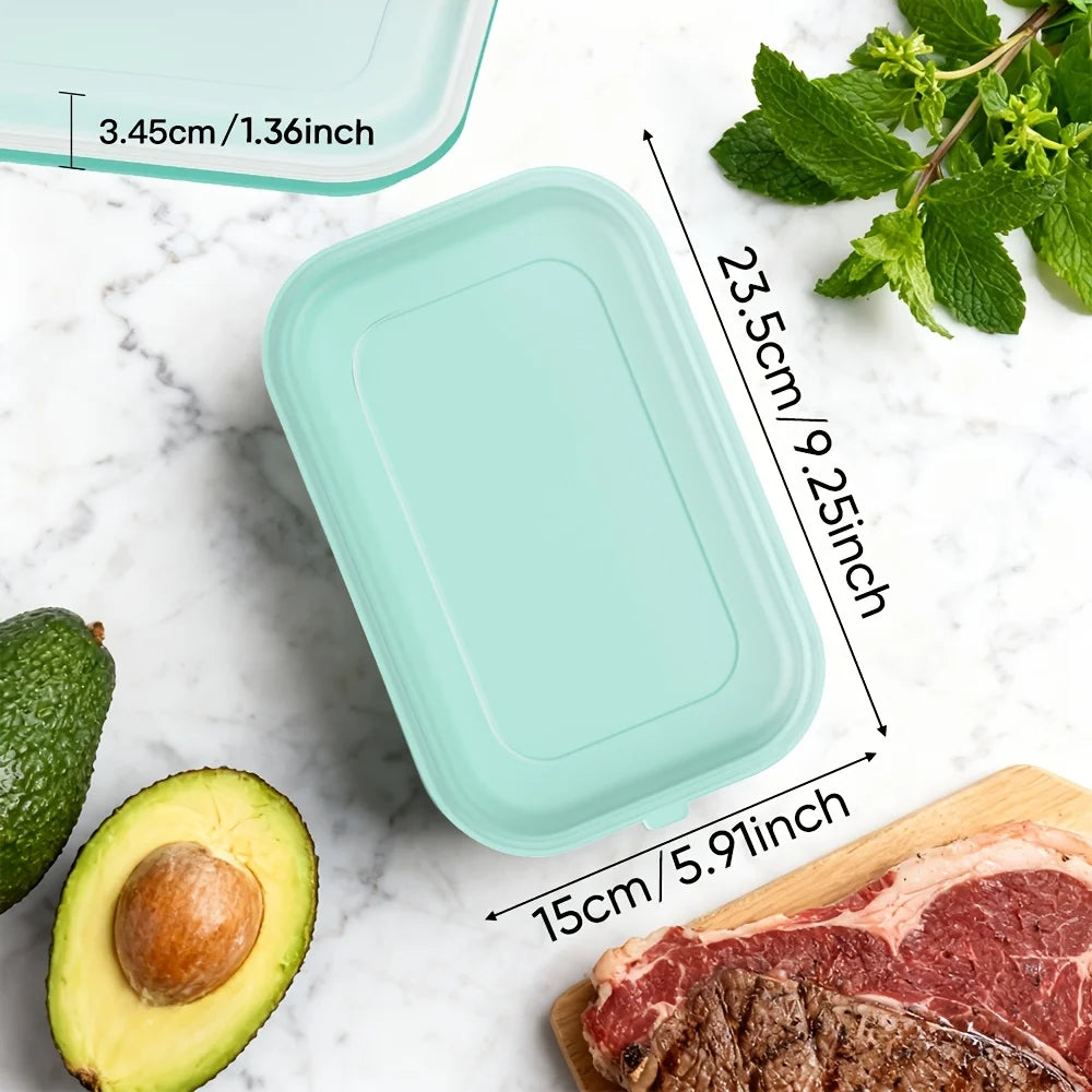 Silicone Food Storage Containers for Storing Various Ingredients, for Keeping Sausages, Cheese Fresh, Portable for Outdoor Use