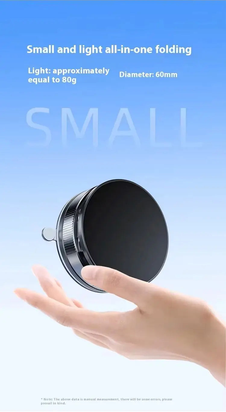 Magnetic Phone Holder for Car 360° Rotatable Foldable & Adjustable Magnetic Car Mount, Suction Cup Phone Holder for Car/Mirror