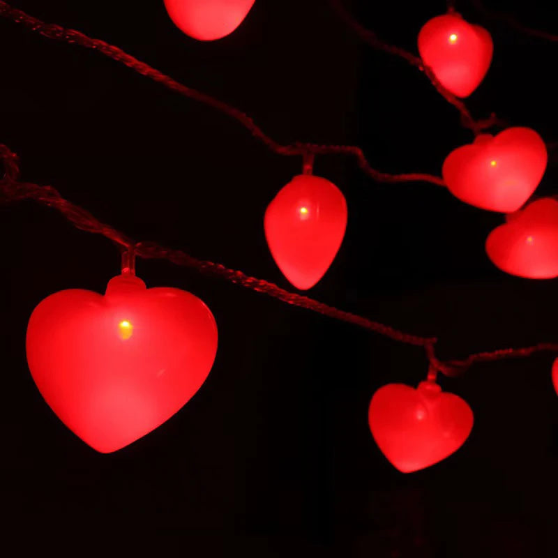LED Light String Waterproof Outdoor Fairy Lamp Bedroom Garden Valentine's Day Birthday Wedding Party Decoration String Lights