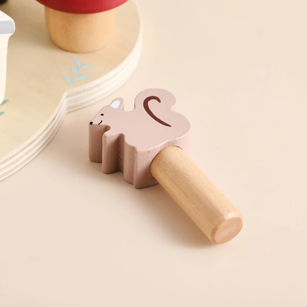 Baby Montessori Educational Toys Toddler Kids Creative Games Wooden Toys Set Plant Animal Funny Toys For 0-6 Year Old Children