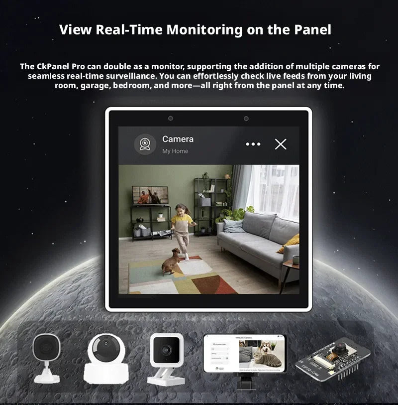 Smart Home 86 Multi Functional Central Control Screen WiFi Switch Panel Touch Screen Home Security Zigbee Voice Gateway